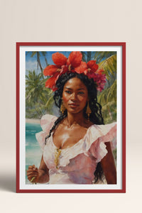 HOMEPACK Ahşap Çerçeveli Tablo Çerçeveli Poster Sanatsal Modern Duvar Dekoru TK-764