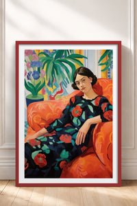 HOMEPACK Ahşap Çerçeveli Tablo Çerçeveli Poster Sanatsal Modern Duvar Dekoru TK-766