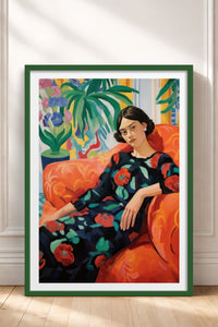 HOMEPACK Ahşap Çerçeveli Tablo Çerçeveli Poster Sanatsal Modern Duvar Dekoru TK-766