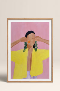 HOMEPACK Ahşap Çerçeveli Tablo Çerçeveli Poster Sanatsal Modern Duvar Dekoru TK-768