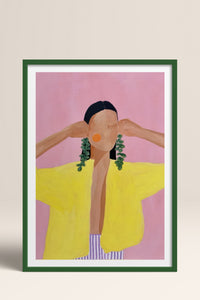 HOMEPACK Ahşap Çerçeveli Tablo Çerçeveli Poster Sanatsal Modern Duvar Dekoru TK-768