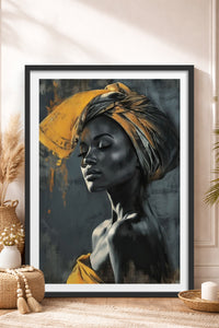 HOMEPACK Ahşap Çerçeveli Tablo Çerçeveli Poster Sanatsal Modern Duvar Dekoru TK-770