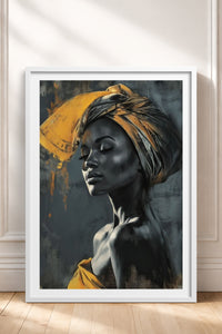 HOMEPACK Ahşap Çerçeveli Tablo Çerçeveli Poster Sanatsal Modern Duvar Dekoru TK-770