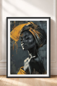 HOMEPACK Ahşap Çerçeveli Tablo Çerçeveli Poster Sanatsal Modern Duvar Dekoru TK-770