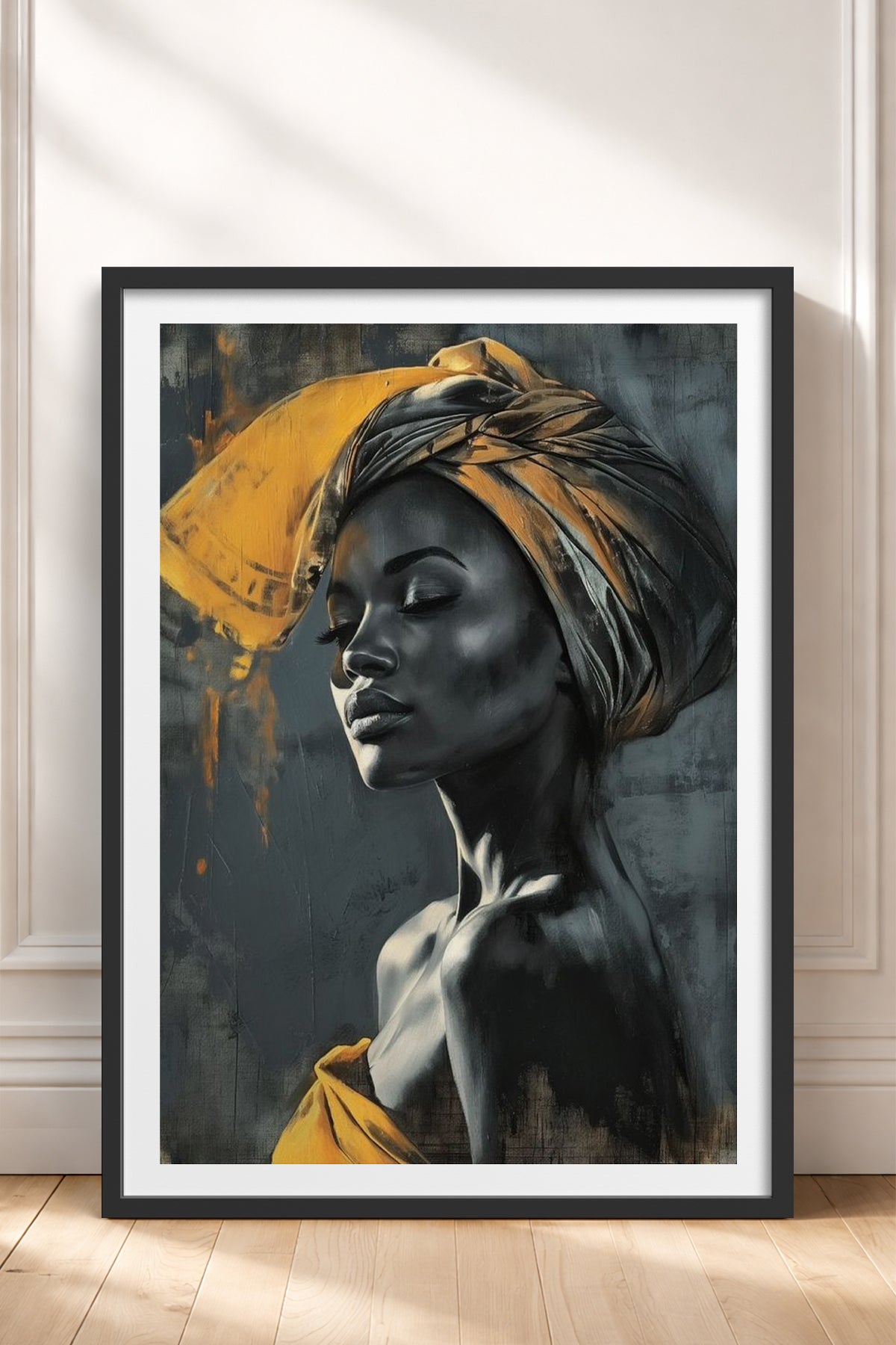 HOMEPACK Ahşap Çerçeveli Tablo Çerçeveli Poster Sanatsal Modern Duvar Dekoru TK-770