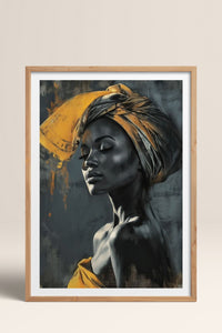 HOMEPACK Ahşap Çerçeveli Tablo Çerçeveli Poster Sanatsal Modern Duvar Dekoru TK-770