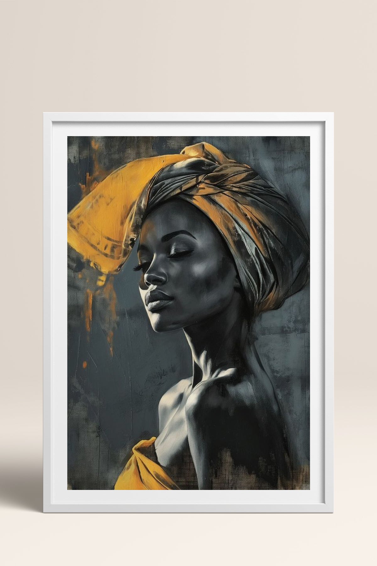 HOMEPACK Ahşap Çerçeveli Tablo Çerçeveli Poster Sanatsal Modern Duvar Dekoru TK-770