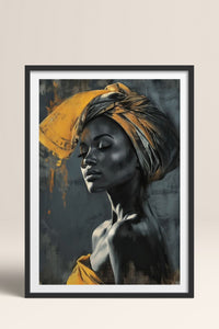 HOMEPACK Ahşap Çerçeveli Tablo Çerçeveli Poster Sanatsal Modern Duvar Dekoru TK-770