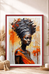 HOMEPACK Ahşap Çerçeveli Tablo Çerçeveli Poster Sanatsal Modern Duvar Dekoru TK-771