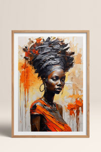 HOMEPACK Ahşap Çerçeveli Tablo Çerçeveli Poster Sanatsal Modern Duvar Dekoru TK-771