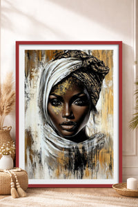 HOMEPACK Ahşap Çerçeveli Tablo Çerçeveli Poster Sanatsal Modern Duvar Dekoru TK-772