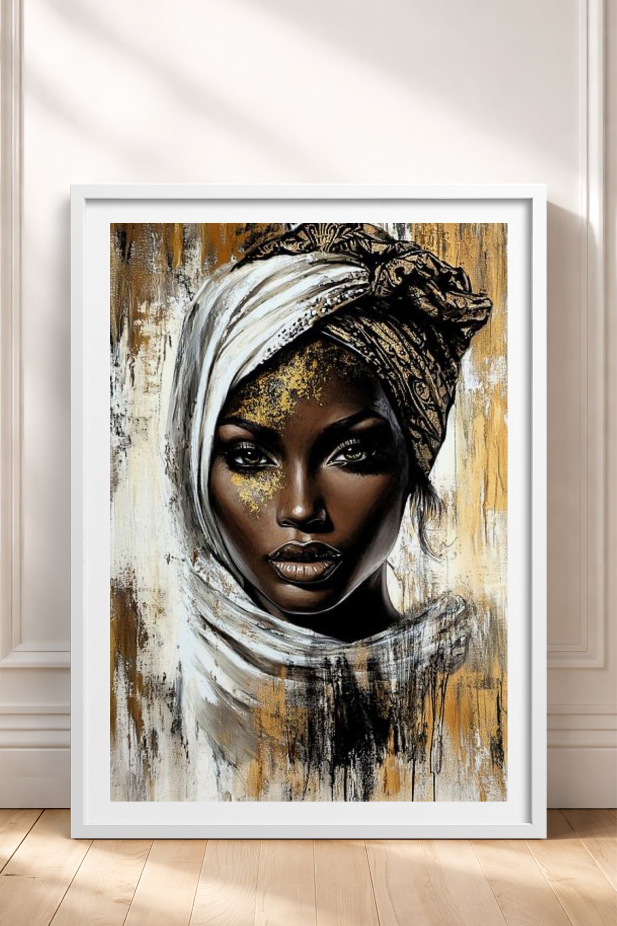 HOMEPACK Ahşap Çerçeveli Tablo Çerçeveli Poster Sanatsal Modern Duvar Dekoru TK-772