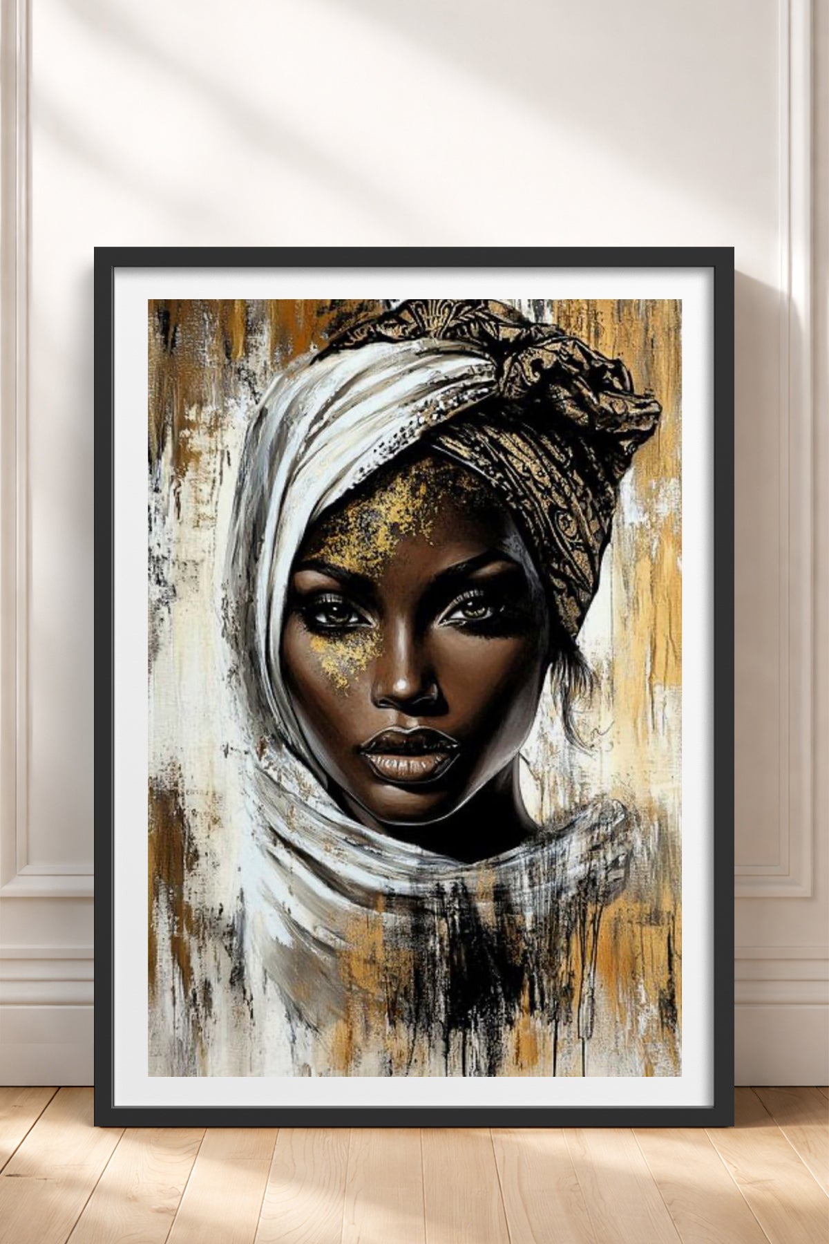 HOMEPACK Ahşap Çerçeveli Tablo Çerçeveli Poster Sanatsal Modern Duvar Dekoru TK-772
