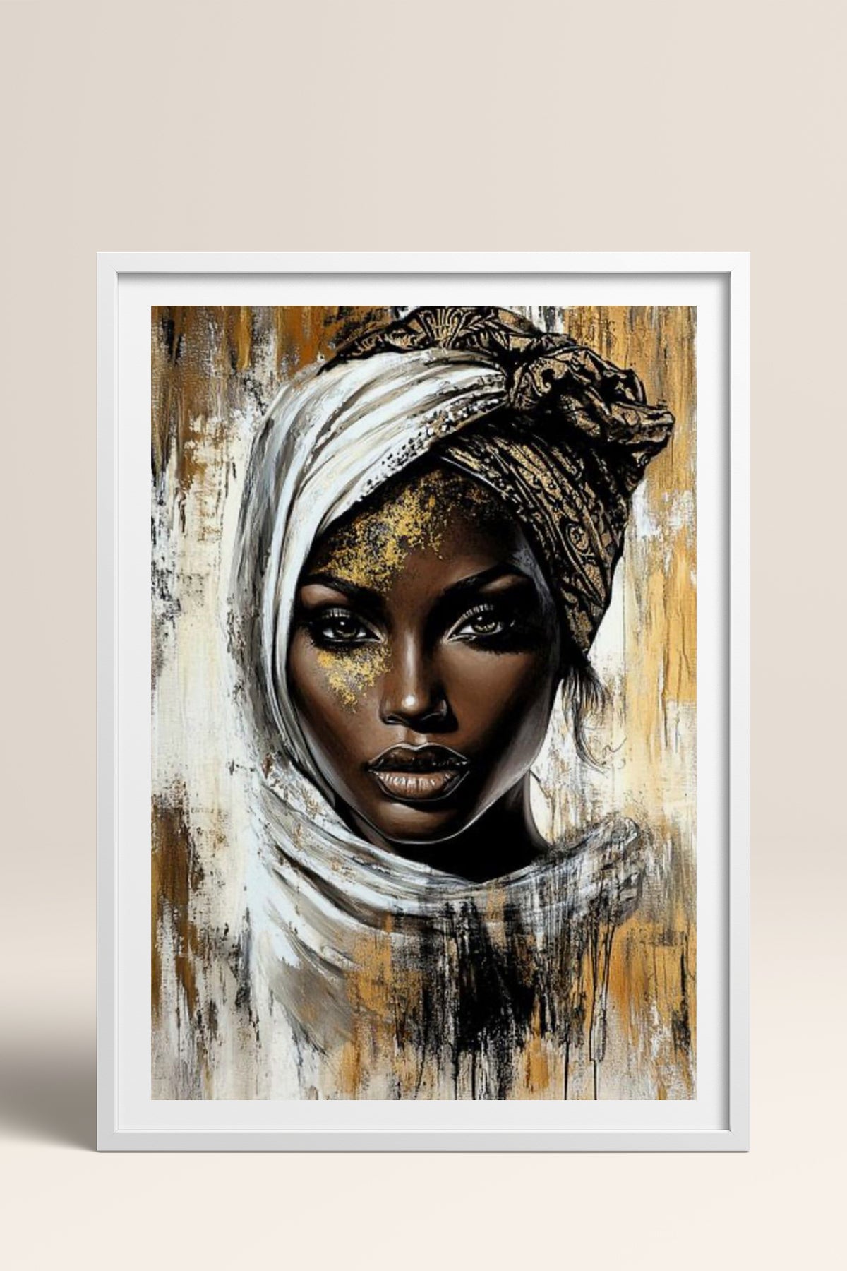 HOMEPACK Ahşap Çerçeveli Tablo Çerçeveli Poster Sanatsal Modern Duvar Dekoru TK-772