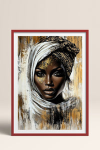 HOMEPACK Ahşap Çerçeveli Tablo Çerçeveli Poster Sanatsal Modern Duvar Dekoru TK-772