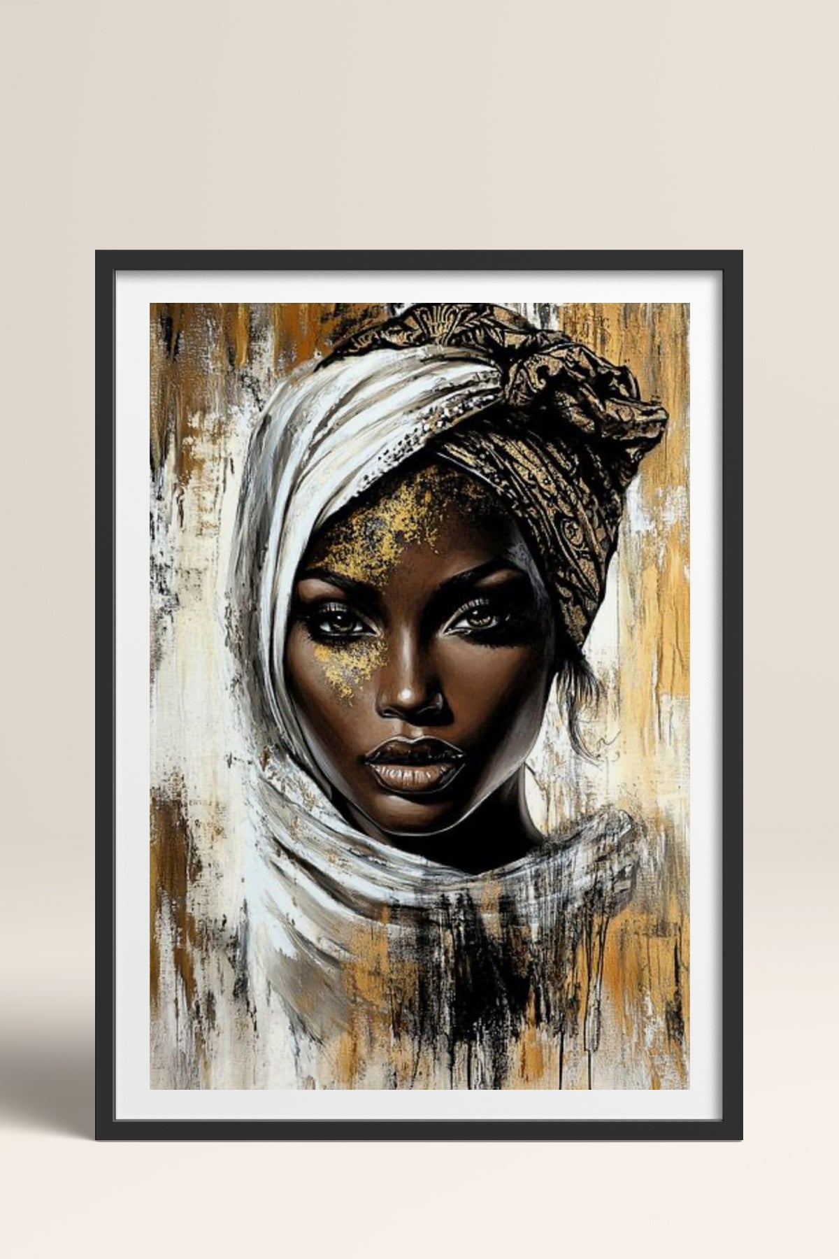 HOMEPACK Ahşap Çerçeveli Tablo Çerçeveli Poster Sanatsal Modern Duvar Dekoru TK-772