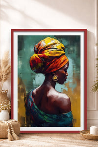 HOMEPACK Ahşap Çerçeveli Tablo Çerçeveli Poster Sanatsal Modern Duvar Dekoru TK-773
