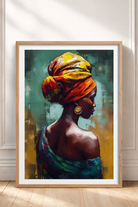 HOMEPACK Ahşap Çerçeveli Tablo Çerçeveli Poster Sanatsal Modern Duvar Dekoru TK-773
