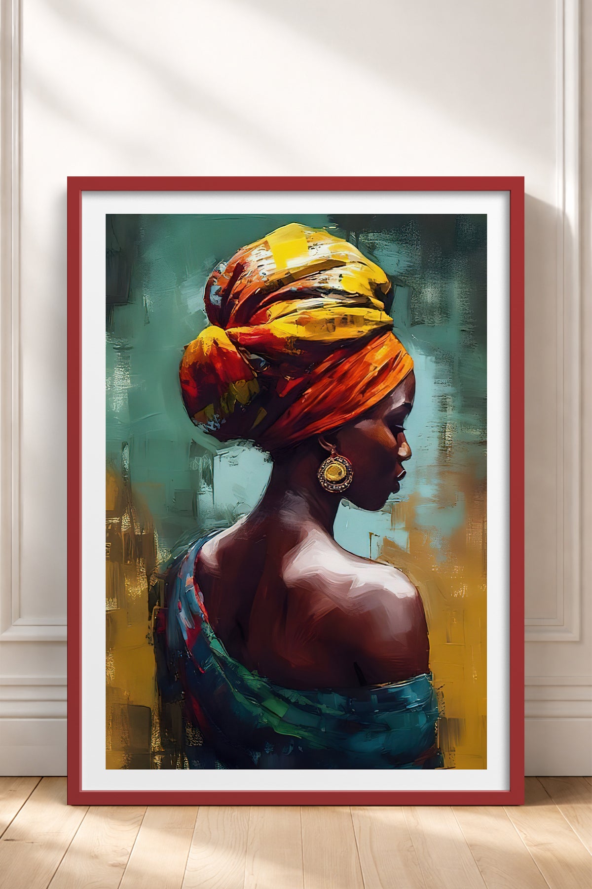 HOMEPACK Ahşap Çerçeveli Tablo Çerçeveli Poster Sanatsal Modern Duvar Dekoru TK-773