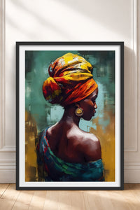 HOMEPACK Ahşap Çerçeveli Tablo Çerçeveli Poster Sanatsal Modern Duvar Dekoru TK-773