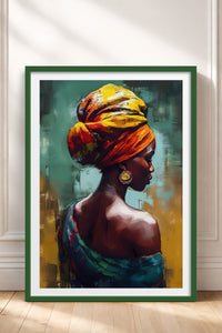 HOMEPACK Ahşap Çerçeveli Tablo Çerçeveli Poster Sanatsal Modern Duvar Dekoru TK-773