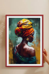 HOMEPACK Ahşap Çerçeveli Tablo Çerçeveli Poster Sanatsal Modern Duvar Dekoru TK-773