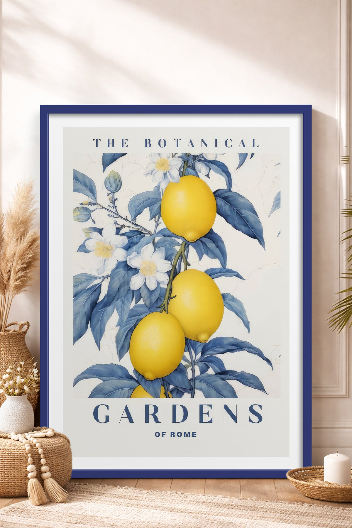HOMEPACK Ahşap Çerçeveli Tablo Çerçeveli Poster Sanatsal Modern Duvar Dekoru TK-775