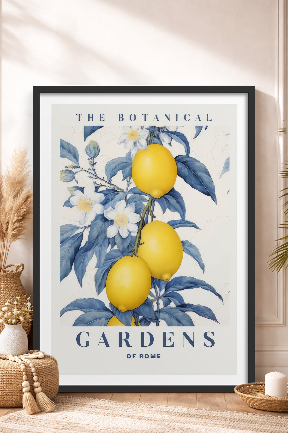 HOMEPACK Ahşap Çerçeveli Tablo Çerçeveli Poster Sanatsal Modern Duvar Dekoru TK-775