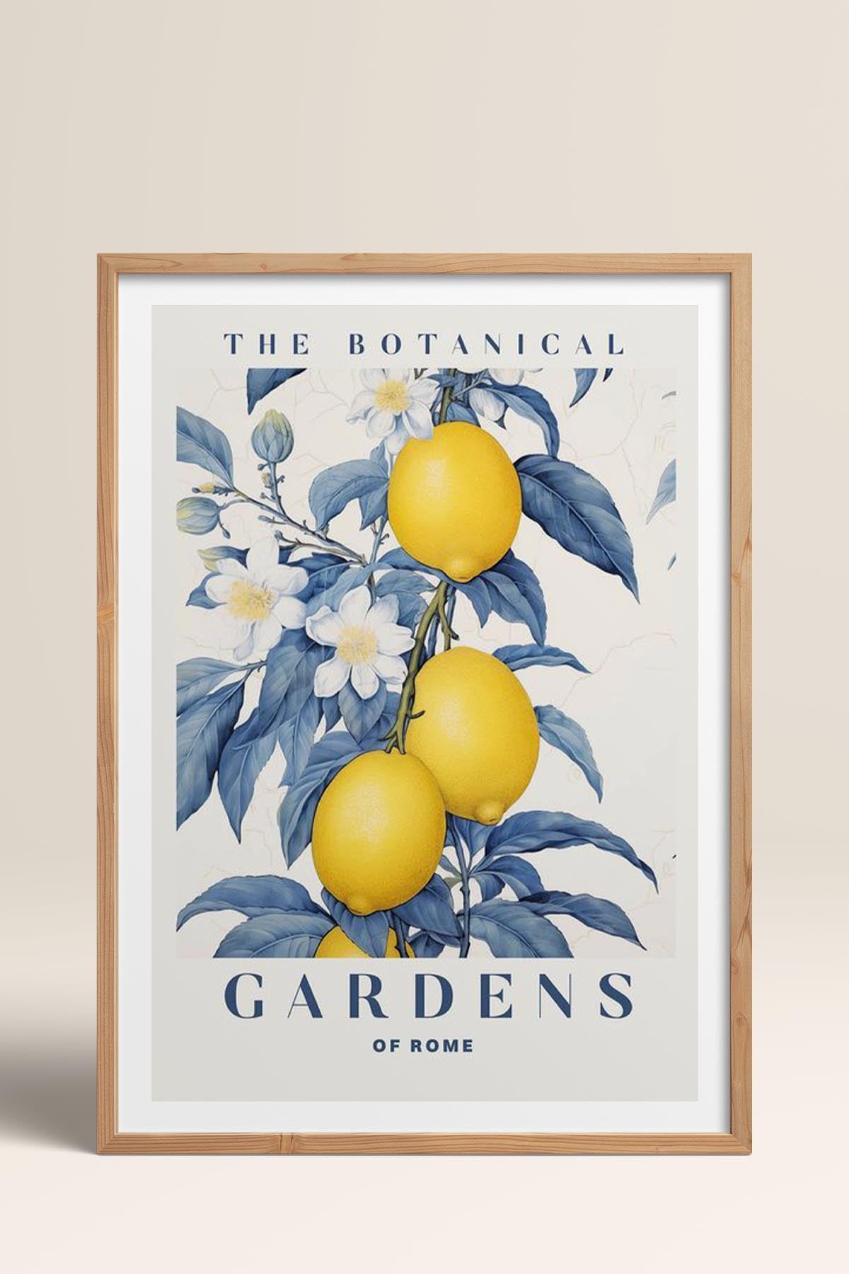 HOMEPACK Ahşap Çerçeveli Tablo Çerçeveli Poster Sanatsal Modern Duvar Dekoru TK-775