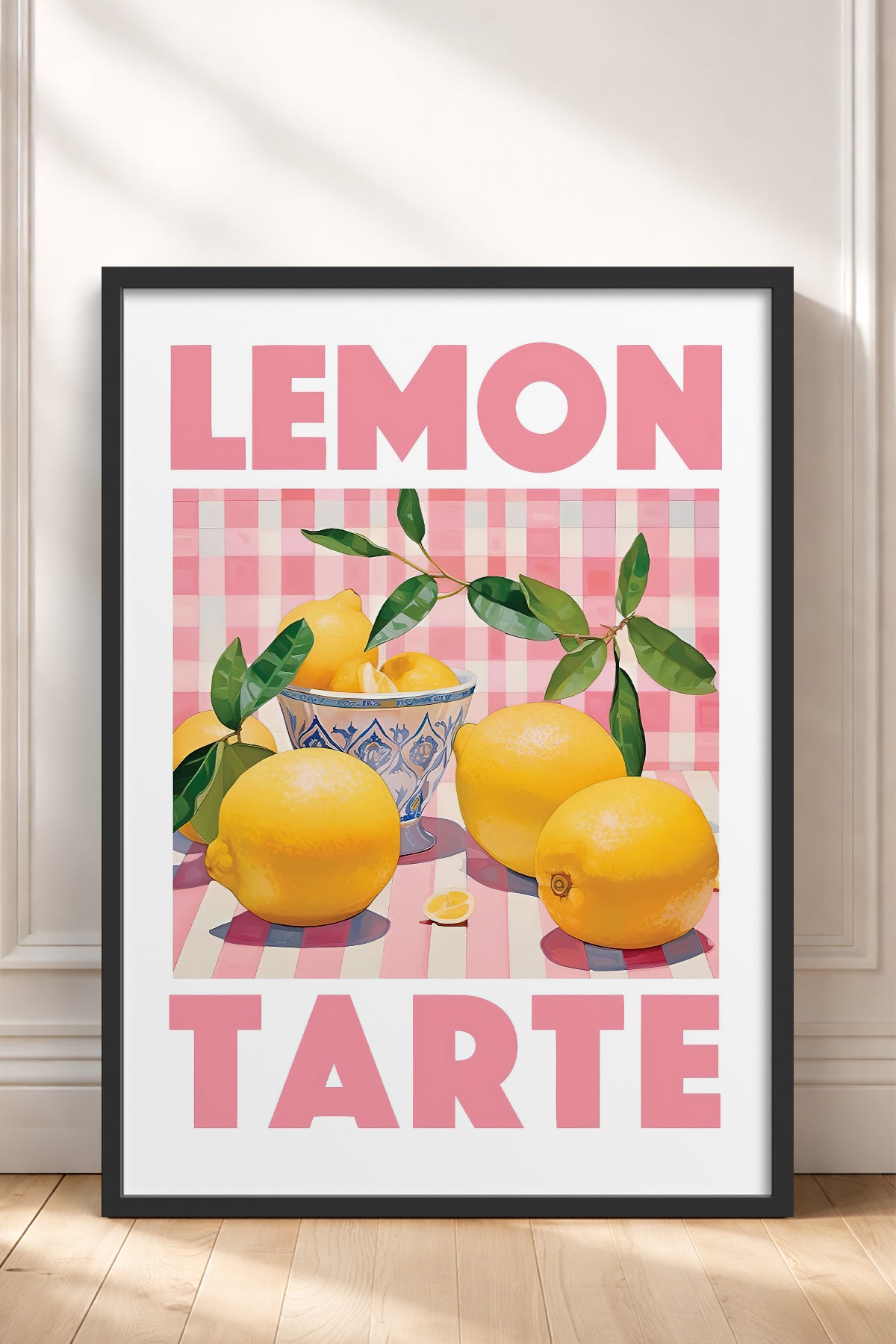 HOMEPACK Ahşap Çerçeveli Tablo Çerçeveli Poster Sanatsal Modern Duvar Dekoru TK-777