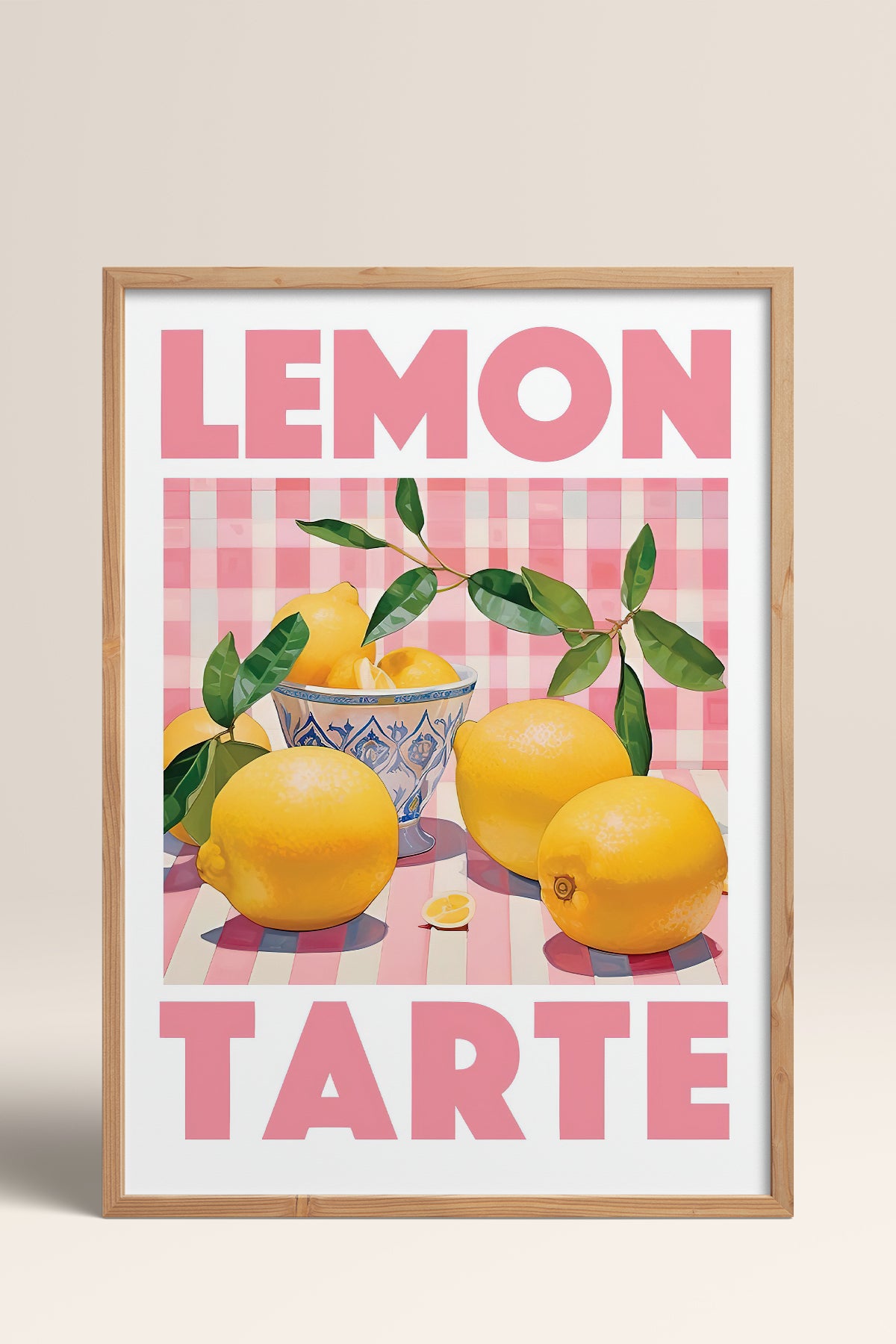 HOMEPACK Ahşap Çerçeveli Tablo Çerçeveli Poster Sanatsal Modern Duvar Dekoru TK-777