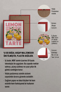 HOMEPACK Ahşap Çerçeveli Tablo Çerçeveli Poster Sanatsal Modern Duvar Dekoru TK-777