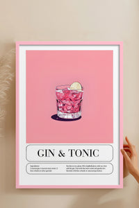 HOMEPACK Ahşap Çerçeveli Tablo Çerçeveli Poster Sanatsal Modern Duvar Dekoru TK-778