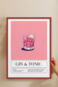 HOMEPACK Ahşap Çerçeveli Tablo Çerçeveli Poster Sanatsal Modern Duvar Dekoru TK-778