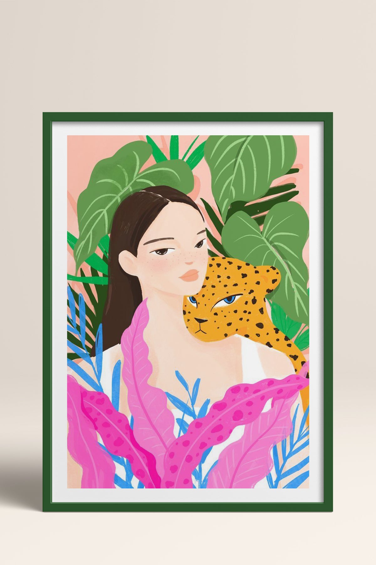 HOMEPACK Ahşap Çerçeveli Tablo Çerçeveli Poster Sanatsal Modern Duvar Dekoru TK-780