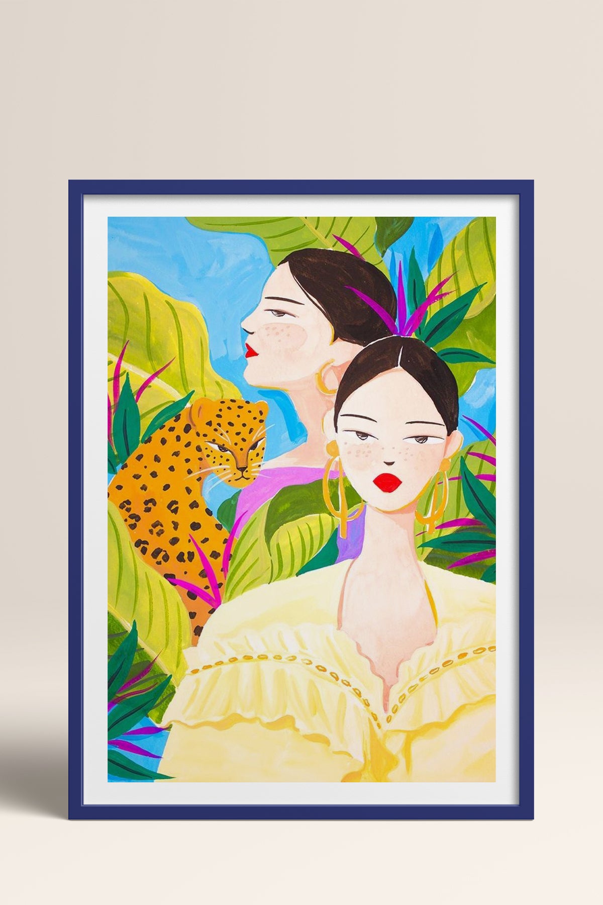 HOMEPACK Ahşap Çerçeveli Tablo Çerçeveli Poster Sanatsal Modern Duvar Dekoru TK-781