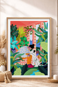 HOMEPACK Ahşap Çerçeveli Tablo Çerçeveli Poster Sanatsal Modern Duvar Dekoru TK-782