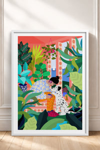 HOMEPACK Ahşap Çerçeveli Tablo Çerçeveli Poster Sanatsal Modern Duvar Dekoru TK-782