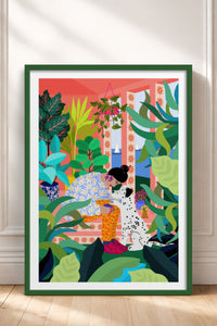 HOMEPACK Ahşap Çerçeveli Tablo Çerçeveli Poster Sanatsal Modern Duvar Dekoru TK-782