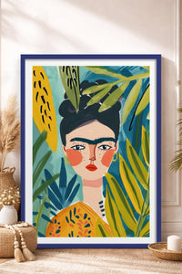 HOMEPACK Ahşap Çerçeveli Tablo Çerçeveli Poster Sanatsal Modern Duvar Dekoru TK-783