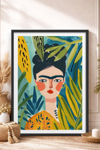 HOMEPACK Ahşap Çerçeveli Tablo Çerçeveli Poster Sanatsal Modern Duvar Dekoru TK-783