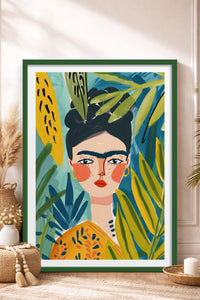 HOMEPACK Ahşap Çerçeveli Tablo Çerçeveli Poster Sanatsal Modern Duvar Dekoru TK-783