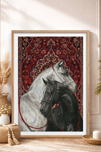 HOMEPACK Ahşap Çerçeveli Tablo Çerçeveli Poster Sanatsal Modern Duvar Dekoru TK-789