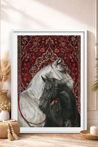 HOMEPACK Ahşap Çerçeveli Tablo Çerçeveli Poster Sanatsal Modern Duvar Dekoru TK-789