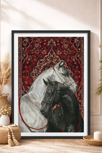 HOMEPACK Ahşap Çerçeveli Tablo Çerçeveli Poster Sanatsal Modern Duvar Dekoru TK-789