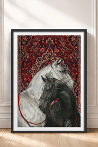 HOMEPACK Ahşap Çerçeveli Tablo Çerçeveli Poster Sanatsal Modern Duvar Dekoru TK-789