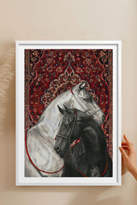 HOMEPACK Ahşap Çerçeveli Tablo Çerçeveli Poster Sanatsal Modern Duvar Dekoru TK-789
