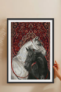 HOMEPACK Ahşap Çerçeveli Tablo Çerçeveli Poster Sanatsal Modern Duvar Dekoru TK-789