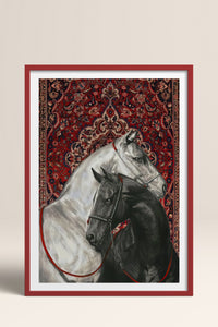 HOMEPACK Ahşap Çerçeveli Tablo Çerçeveli Poster Sanatsal Modern Duvar Dekoru TK-789