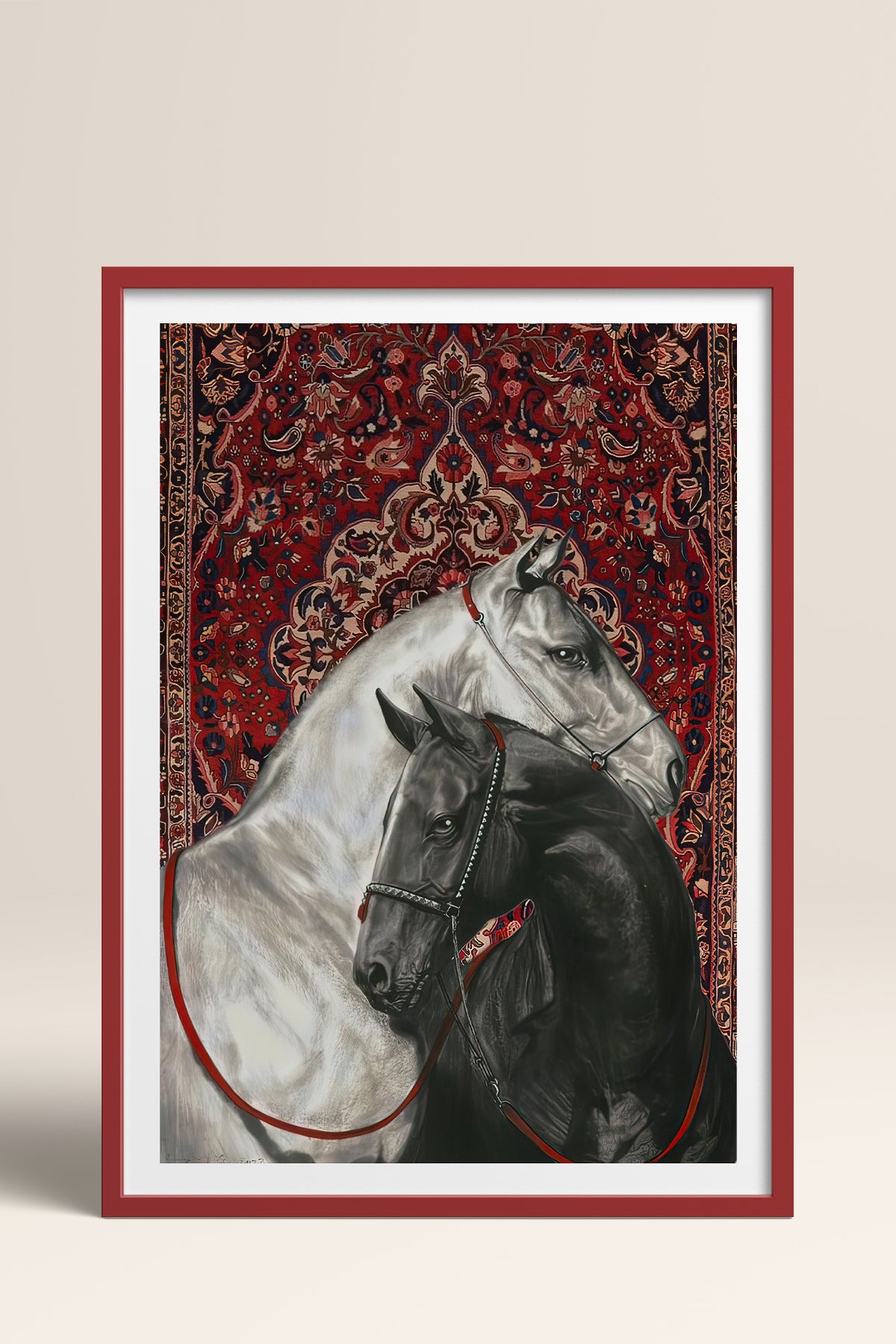 HOMEPACK Ahşap Çerçeveli Tablo Çerçeveli Poster Sanatsal Modern Duvar Dekoru TK-789